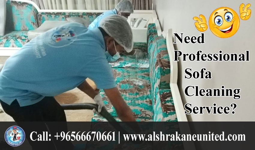 This image represents the Sofa cleaning service in Kuwait.